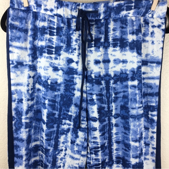 Lucky Brand Women's Blue White Tie Dye Lounge Pants Size S - Picture 3 of 6